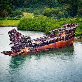 Shipwreck at Mahogany Bay  by Galen Mills