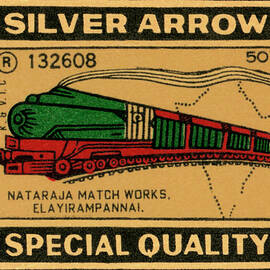 Silver Arrow Safety Matches by Vintage Match Covers