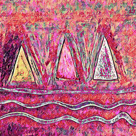 Simple Sailing Pink by Corinne Carroll