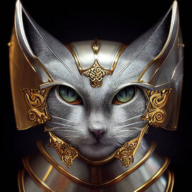 Singa the Silver Cat Warrior Princess by Peggy Collins