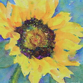 Single Sunflower  by Marsha Reeves