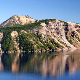 Skell Head And Mount Scott, Crater Lake by Douglas Taylor