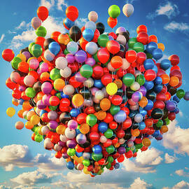 SkY Full Of Balloons by Garry Gay