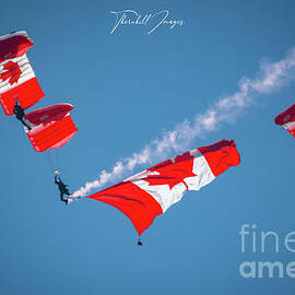 Skyhawks Airshow Flags by Dwayne Thornhill