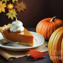 Slice Of Pumpkin Pie by Robin Amaral