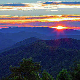 Smoky Mountain Sunset by Gina Fitzhugh