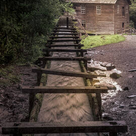 Smoky Mountains Mill Vertical by Norma Brandsberg