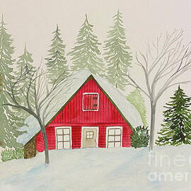 Snow Cabin by Lisa Neuman