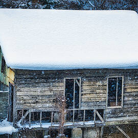 Snow Covered Rural Building #2 - Japan by Stuart Litoff