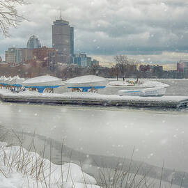 Snowy Boston Vista by Joann Vitali