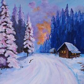 Snowy Winter by Konstantinos Charalampopoulos