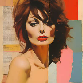 Sophia Loren No.1b by My Head Cinema