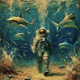 Space Sharks by Scottie Drippn