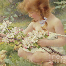 Spring, 1917 oil on canvas, Dvorak, Franz by Franz Dvorak
