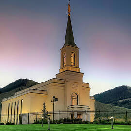 Star Valley Wyoming Temple by Donna Kennedy