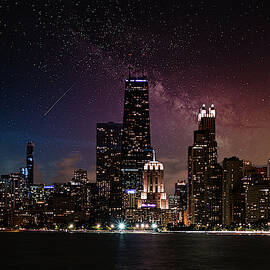 Starry Night in Chicago by Randy Scherkenbach