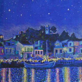 Starry Night in Skiathos by Tam Nightingale