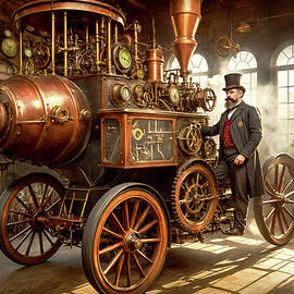 Steampunk - A new way to travel by Mike Savad