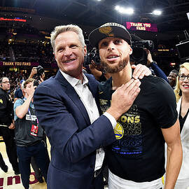 Stephen Curry and Steve Kerr by Andrew D. Bernstein