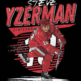 Steve Yzerman Commitment Detroit Red Wings Poster - Norman