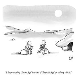 Stone Age To Bronze Age by Bob Eckstein