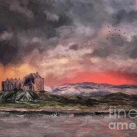 Storm Over Duart Castle by Lois Bryan