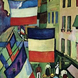 Street with Flags 1906 by Raoul Dufy