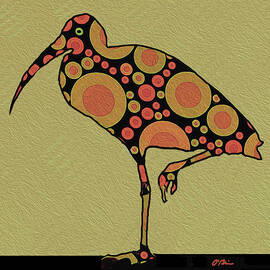 Stunning Button Ibis by Claudia O'Brien