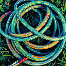 Summer Garden Hose by J Paul DiMaggio
