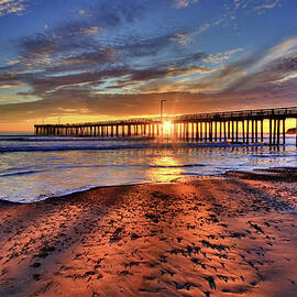 Sunrays Through The Pier