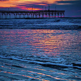 Sunrise at Sunset Beach Vertical by Dan Carmichael