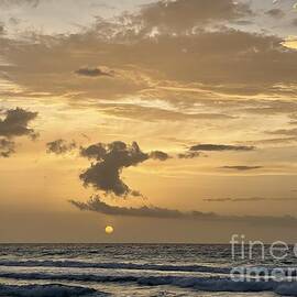 Sunrise Over Cancun Mexico by Barbra Telfer