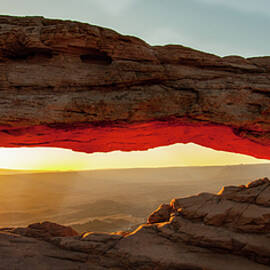 Sunrise, Washerwoman and Mesa Arch, Canyonlands UT by Dan Hartford