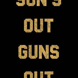 Suns Out Guns Out Retro by Flippin Sweet Gear