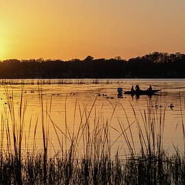 Sunset at Lake Tarpon by Oleg Shabunin