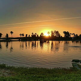 Sunset at Matheson Hammock Park, Miami, Florida by Lyuba Filatova