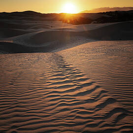 Sunset at Oceano Dunes by Lars Mikkelsen
