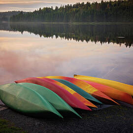 Sunset Kayaks by Tracy Munson