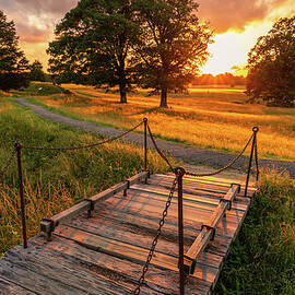 Sunset Light at Yorktown Battlefield by Rachel Morrison