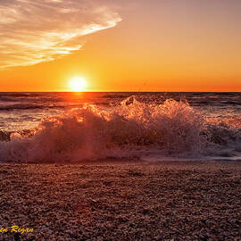 Sunset On Barefoot Beach by Karen Regan