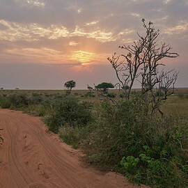 Sunset over Africa by Deborah Korzen