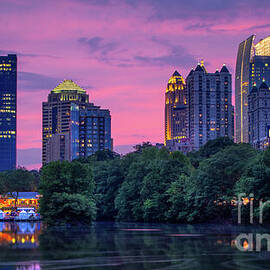 Sunset Over Midtown by Doug Sturgess