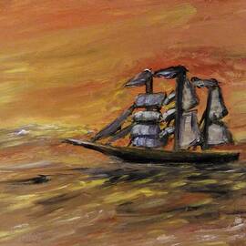 Sunset Sails by Andrew Blitman