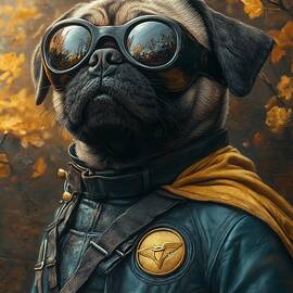 Super Pug to the Rescue by Ben Tomball