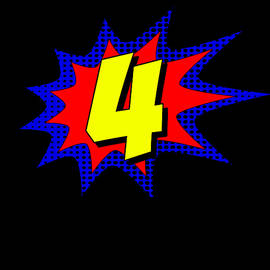 Superhero 4 Years Old Birthday by Flippin Sweet Gear