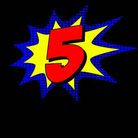 Superhero 5 Years Old Birthday by Flippin Sweet Gear