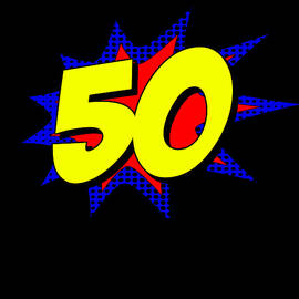 Superhero 50 Years Old Birthday by Flippin Sweet Gear