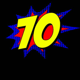 Superhero 70 Years Old Birthday by Flippin Sweet Gear