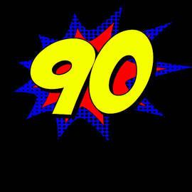 Superhero 90 Years Old Birthday by Flippin Sweet Gear