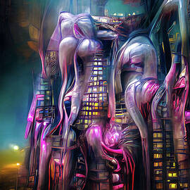 Surreal Scary Living City Architecture 06 by Matthias Hauser